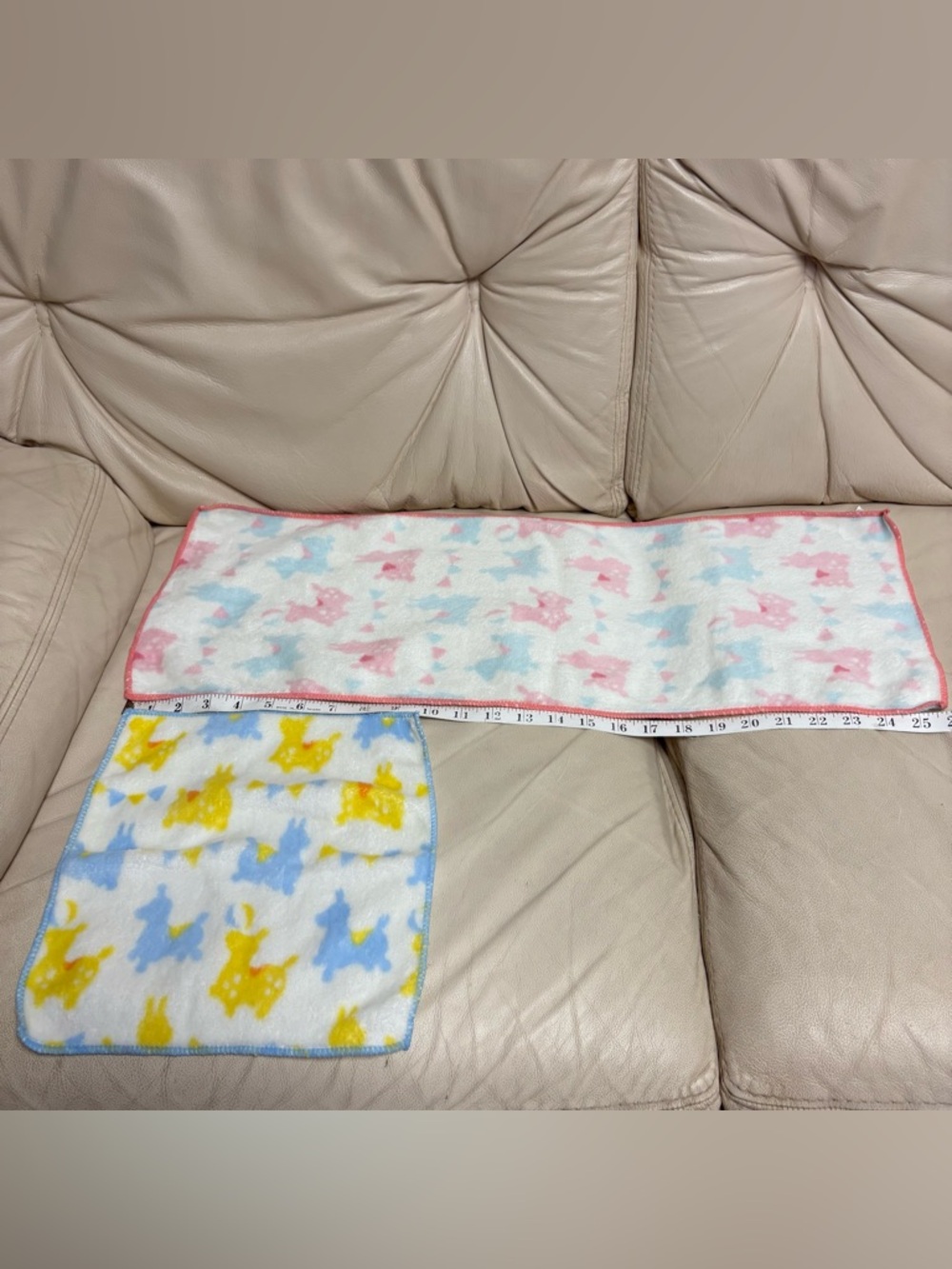 Set of 2 Rody Japan Hand Towels Pink Blue Yellow - Picture 7 of 8